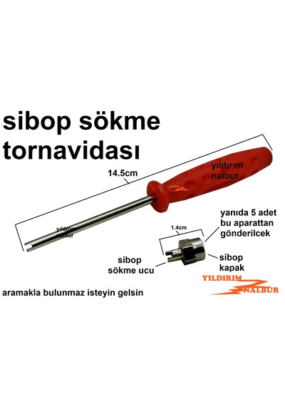 Sibop Sökme Tornavidası 5 Adet Sibop Kapak Ve Sökme Aparatı Hediyeli
