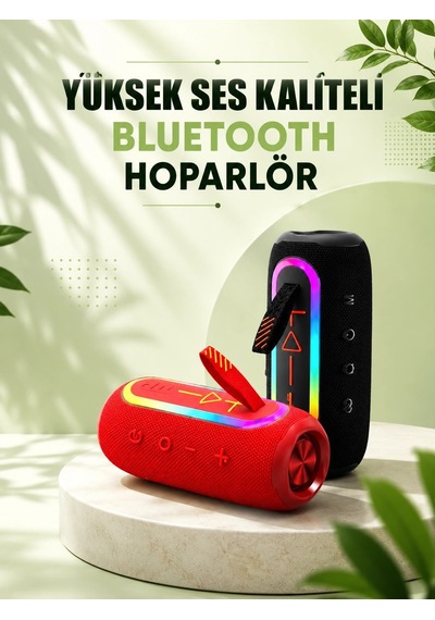 Hubrendy  Kablosuz Bluetooth Hoparlör Uzun Pil Ömrü Taşınabilir