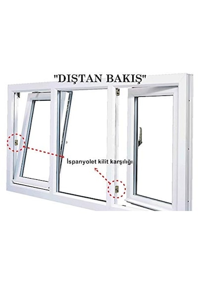 Pimapen Pencere İspanyolet Karşılığı, Kilit Karşılığı Zamak Pencere Tamir 04 Egepen