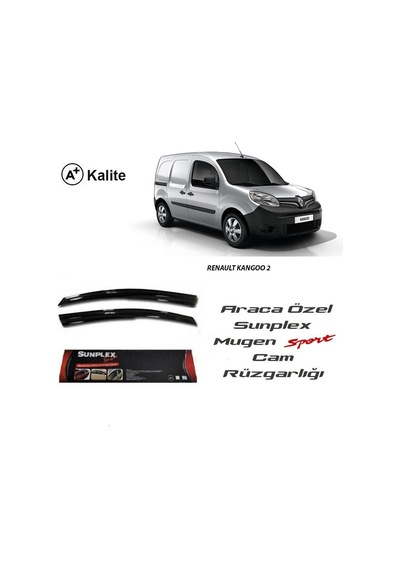 Renault Kangoo 2 Cam Rüzgarlığı Mugen Tip Sunplex 2Li Renault Kangoo 2 Cam Rüzgarlığı Mugen Tip Sunplex 2Li