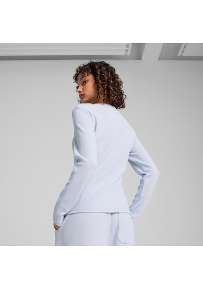 Puma Her Kadın Dar Kesim Uzun Kollu Üst 685055 47 Mavi