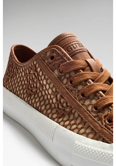 Guess Ciesta Mesh Kadın Sneaker Ayakkabı Fljcr2fap12 Kahverengi