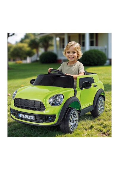 Ride On 12 Volt Akülü Araba Kumandalı Açık Yeşil