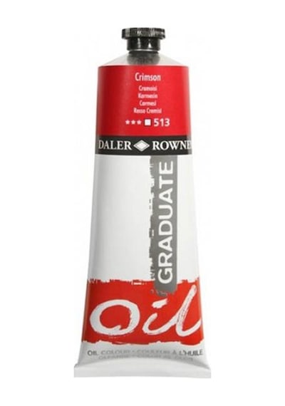 Daler Rowney Graduate Yağlı Boya 38Ml 513 Crimson