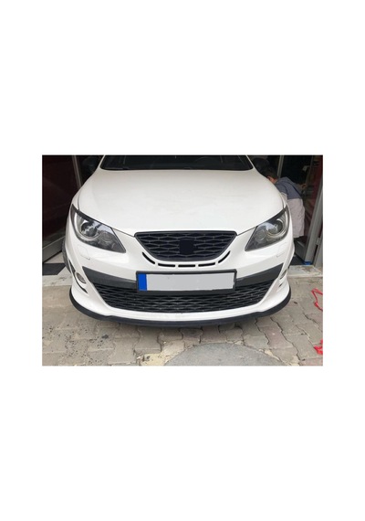 Seat İbiza Uyumlu Ön Lip Tampon Eki Body Kit Yumuşak Mat Siyah Kırılmaz