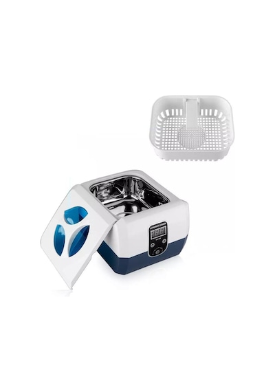 Ultrasonik Temizleyici Beyaz 1300ml Ultrasonic Cleaner 40hz Gt Sonıc