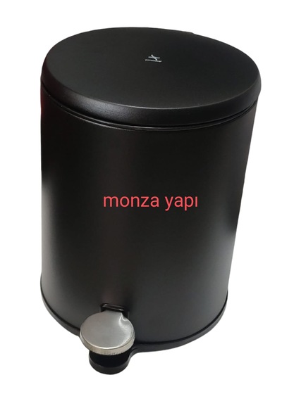 P.nova,cigo Pedallı Çöp Kovası Soft Mat Siyah