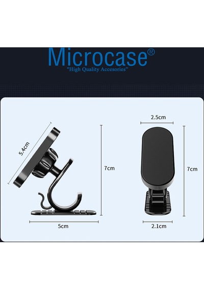 Microcase Araç İçi Gövde Üstü Mıknatıslı Telefon Tutucu - AL3732