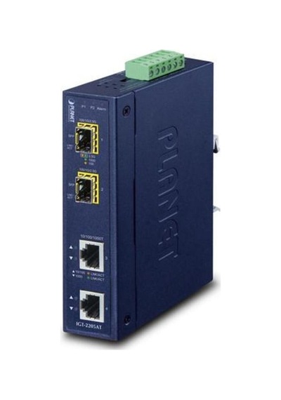 Pl-ıgt-2205at 2 Port 1000t To 2 Port 2500x Sfp Endustriyel Media Converter