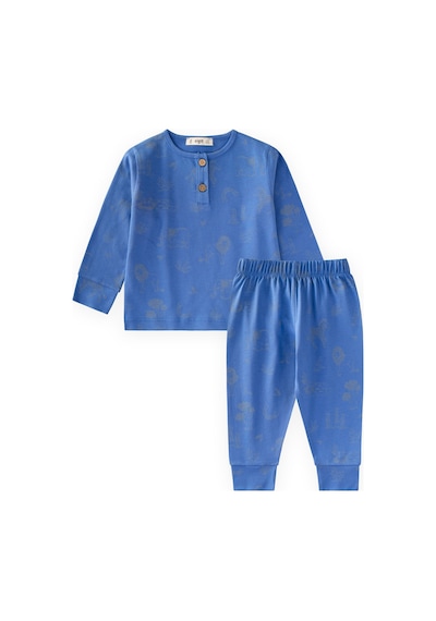 Cigit Pijama Takımı 1-5 Yaş Mavi