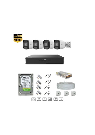 Unıvıew Full Hd 4 Kameralı Set