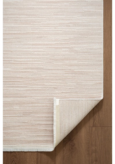 Icon Ic005b Bej Modern Desenli Akrilik Pamuk Tabanlı 4 Mevsim Salon Koridor Oturma Oda Halısı-750 Bej