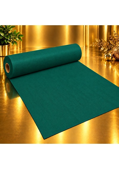 Vıp 15 Metre Nefti Yeşil Tela Kumaş Nefti Yeşil Elyaf Kumaş Yılbaşı Süsleme Kumaşı 70cm Genişliğinde
