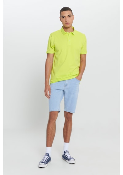 AC&Co / Altınyıldız Classics Erkek Sarı Standart Fit Normal Kesim Baskılı Polo Yaka Tişört Sarı