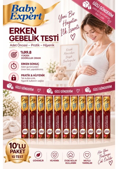 Erken Gebelik Testi %99.8 Kesin Sonuç X 10 Adet