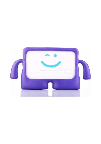 Ceponya Apple Uyumlu iPad Pro 10.5 7.nesil Figürlü Silikon Çocuk Tablet Stand Kılıf Arka Kapak