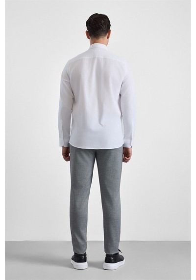 Süvari Beyaz Slim Klasik Yaka Düz Casual Gömlek Gm1008400350-bey Süvari Beyaz Slim Klasik Yaka Düz Casual Gömlek Gm1008400350-bey