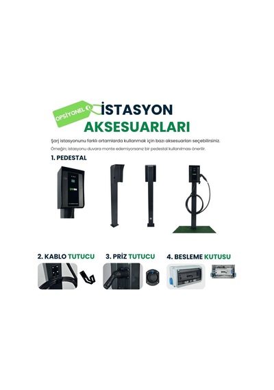 Viego Wallbox Şarj Istasyonu Ocpp, Wi-fi, Mobil Uygulama, Ekran,