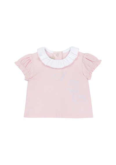 Chicco Kız Bebek Kısa Kollu Tişört 09101835000000 000011 Pembe