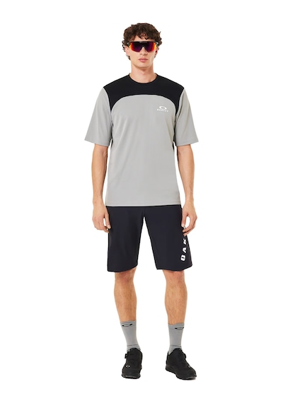 Oakley Oakley Free Ride Jersey Erkek Gri Tişört Cem Gri
