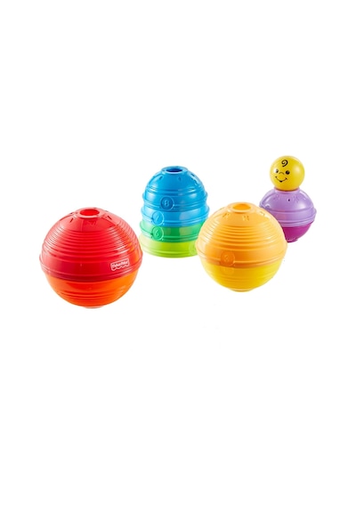 Fisher-price Numaralı Ve Sevimli Yüz Temalı Renkli Plastik Kaplar Bebekler İçin İnce Motor Becerisi Geliştirici Oyuncak