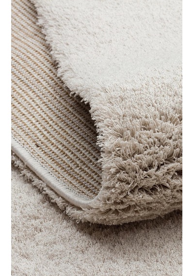 Hoom Rugs Shaggy 1006 D. Stone Modern Shaggy Halı Kemik