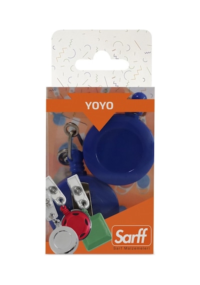 Sarff Yuvarlak Kancalı Eko Mavi Yoyo 2 Li Blister