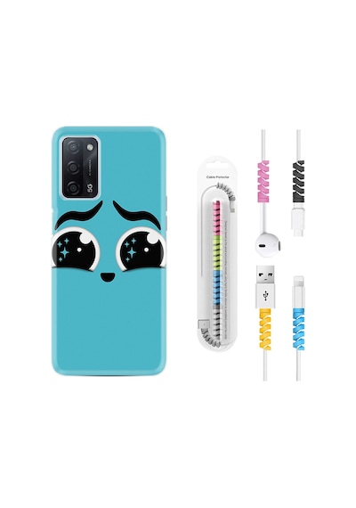 Oppo A55 Kilif Kablo Koruyuculu Üzgün 1853 544140385