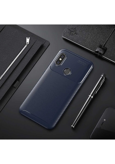 Xiaomi Redmi Note 6 Pro Kilif Karbon Silikon Case 389460906