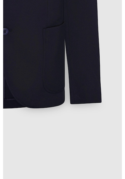 Ac&Co / Altınyıldız Classics Erkek Lacı Slim Fit Dar Kesim Mono Yaka Casual Ceket Lacı Lacivert Ac&Co / Altınyıldız Classics Erkek Lacı Slim Fit Dar Kesim Mono Yaka Casual Ceket Lacı Lacivert