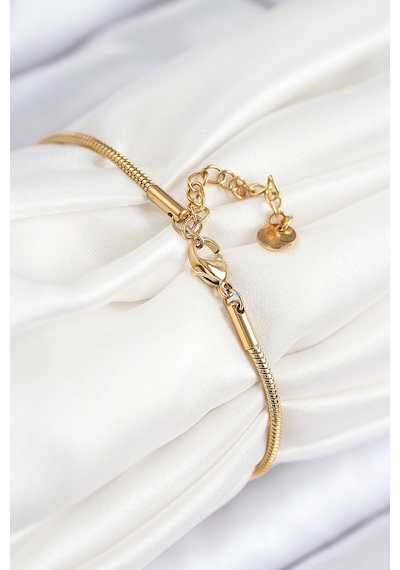 316l Çelik Göz Charm Model Gold Renk Kadın Bileklik Diğer
