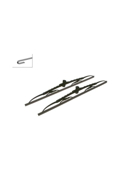 Silecek - 983 - Süpürgesi 500c 500mm/500mm Telli Tip Eco Takım - Spt-gld - Unıversal