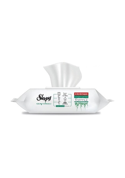 Sleepy Easy Clean Sirke Karbonat Beyaz Sabun Katkılı Yüzey Temizlik Islak Havlusu 3 x 100'lü