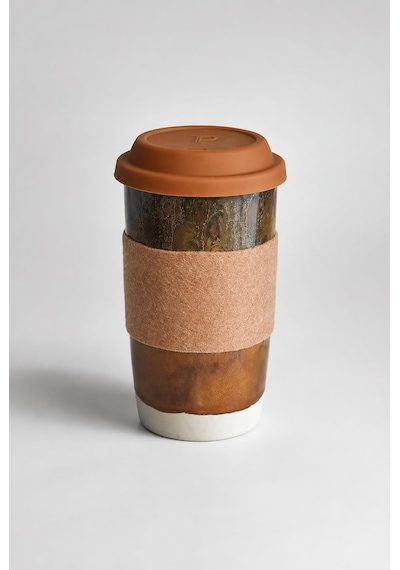 Travel Mug - Element Serisi - Terra Beyaz - Çok Renkli