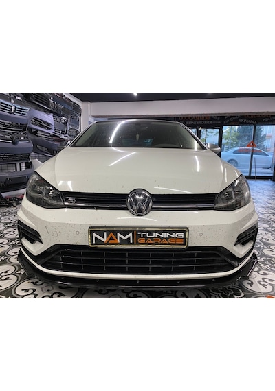 Vw Golf 7 - 7.5 R Ön Tampon Lipi Plastik Piano Black