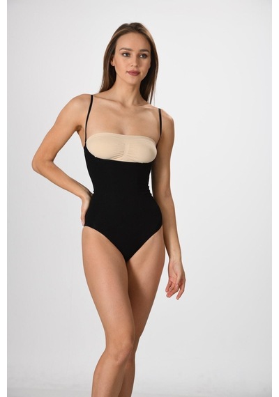 Miss Fit Beden Küçülten Göğüs Altıbady Çıtçıtlı Kadın Korse Siya (547773611) Çok Renkli