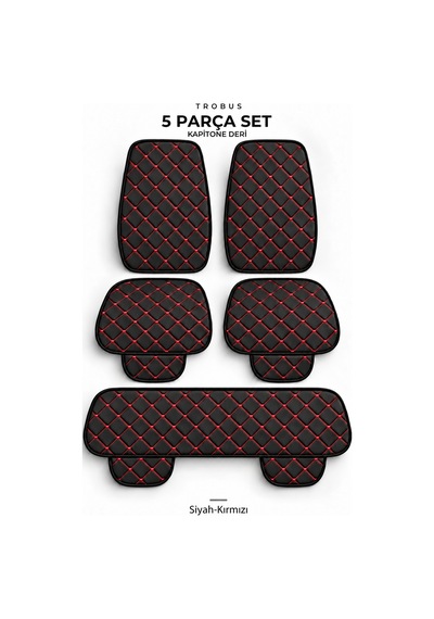 Volkswagen Taigo 2022+ Suni Deri Kapitone Minder 5 Parça 68229205