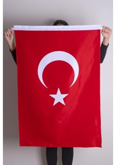 Türk Bayağı 100x150 Cm Alpaka Kumaş Yüksek Kalite Fabrikasyon Baskı -klaın Plastik Özel Hediye Kutusunda Gelir- 1000 x 1500 CM