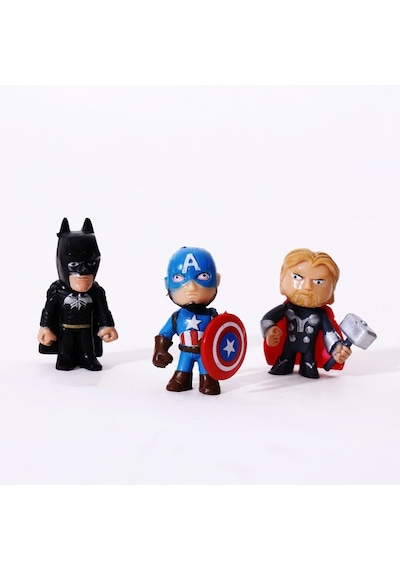Marvel Avengers Batman Hulk Süperman 12 Farklı Hero Figür Marvel Avengers Batman Hulk Süperman 12 Farklı Hero Figür