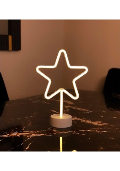 Yıldız Neon Led Lamba