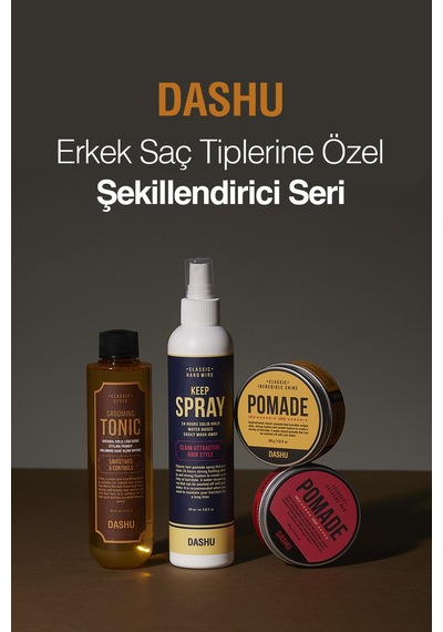 Hacim Veren Şekillendirici Saç Bakım Toniği - Fön Köpüğü Dashu Classic Style Grooming Tonic Foam
