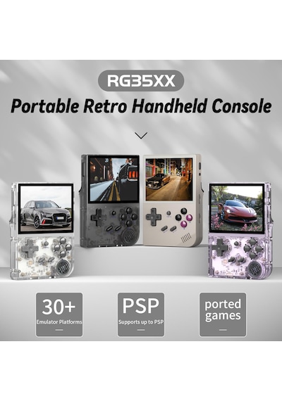 Rg35xx Retro Tv Uyumlu El Oyun Konsolu Game Boy Nintendo Playstation Arcade