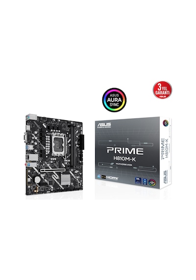 Asus Prıme H810m-k Ddr5 Hdmı Pcıe 4.0 1851p Matx
