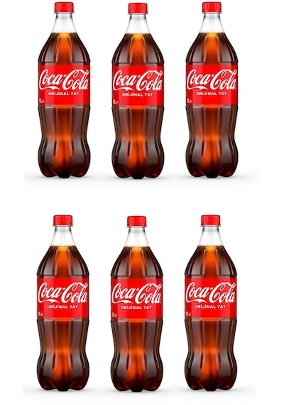Coca Cola Kola Orijinal Tat 1 Lt X 6 Adet