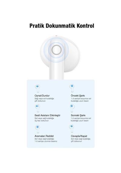 Baseus BT5.2V TWS Bluetooth 5.2 Kulak İçi Kulaklık