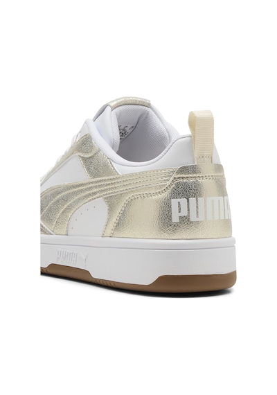 Puma Rebound V6 Low Metallic Kadın Beyaz Sneaker Ayakkabı 40605501 Beyaz