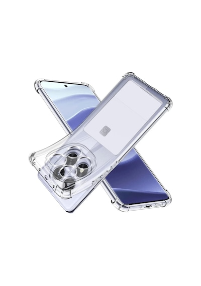 Bezos Redmi Note 14 Pro 4g Uyumlu Kılıf Kart Şeffaf Silikon - Şeffaf Dmc