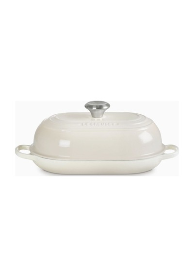 Le Creuset Oval Dökme Demir Ekmek Pişirme Tavası Döküm Tava Meringue