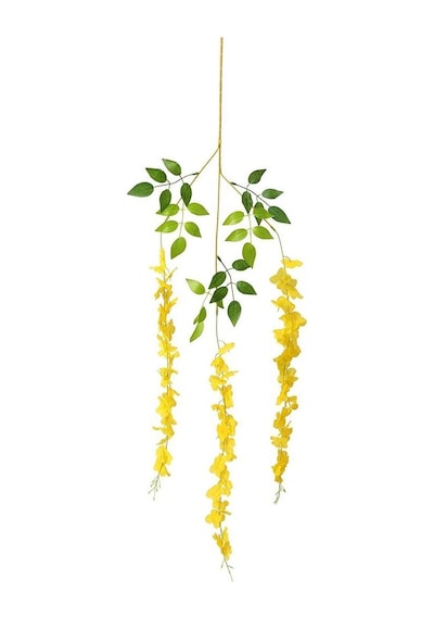Sarkan Yapay Çiçek Akasya Sarı Renk 80 Cm 3 Sarkan Dallı 12 Adet