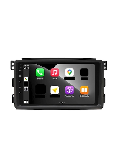 Mercedes Smart Fortwo-forfour Android Multimedya Sistemi 4-64 Cadence 2004-2010 +360 Kamera 9"